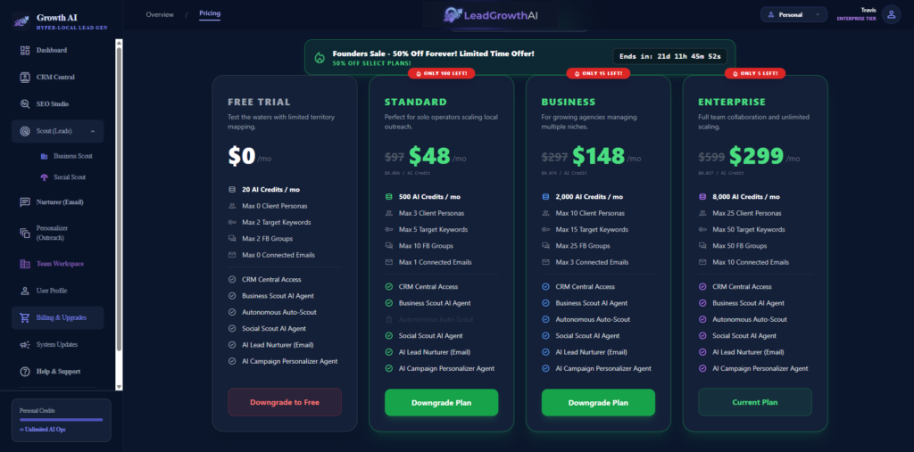 billing and upgraes