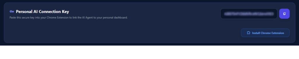 personal ai connection key